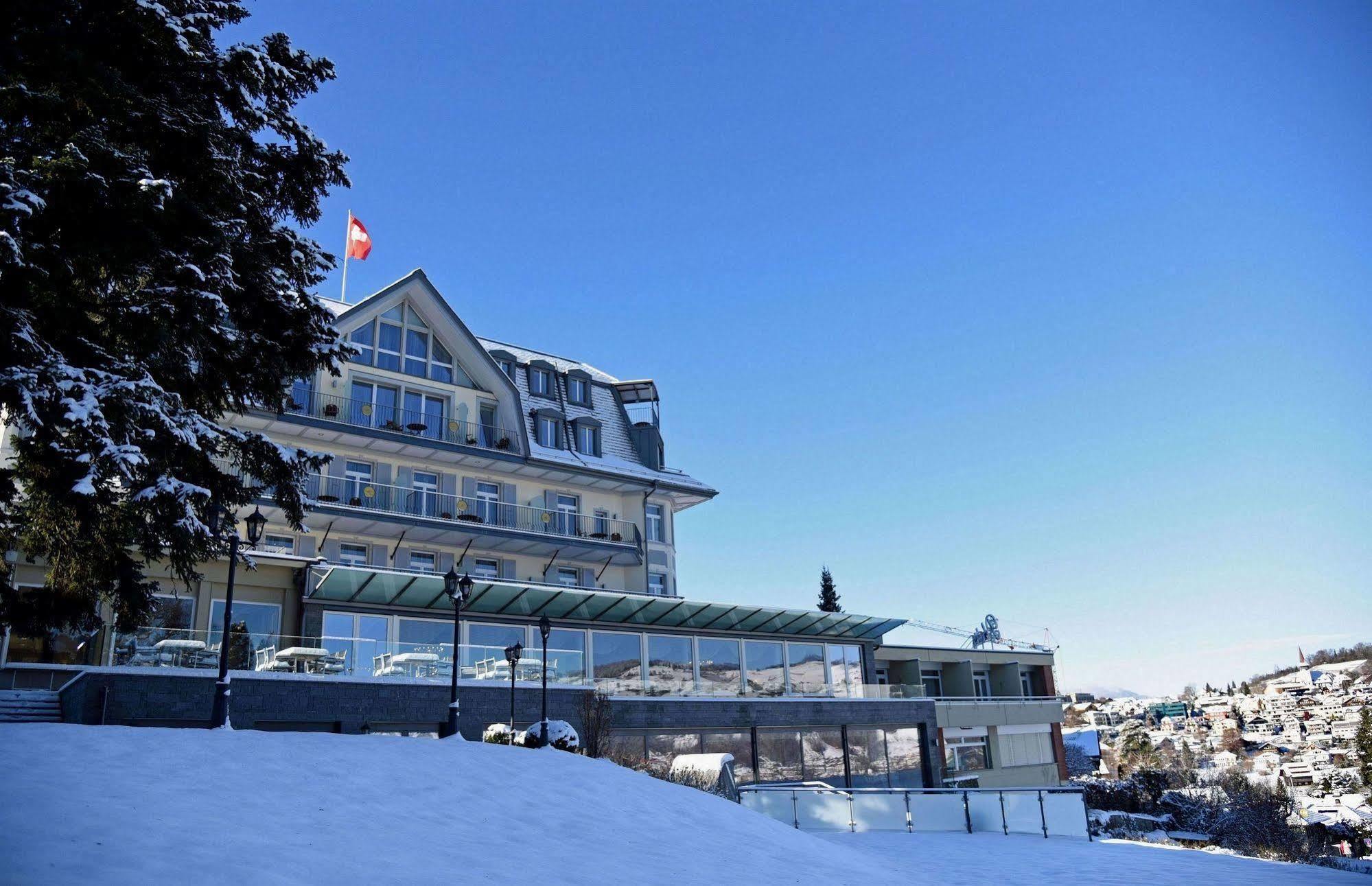 Belvédère Strandhotel Spiez Eksteriør bilde